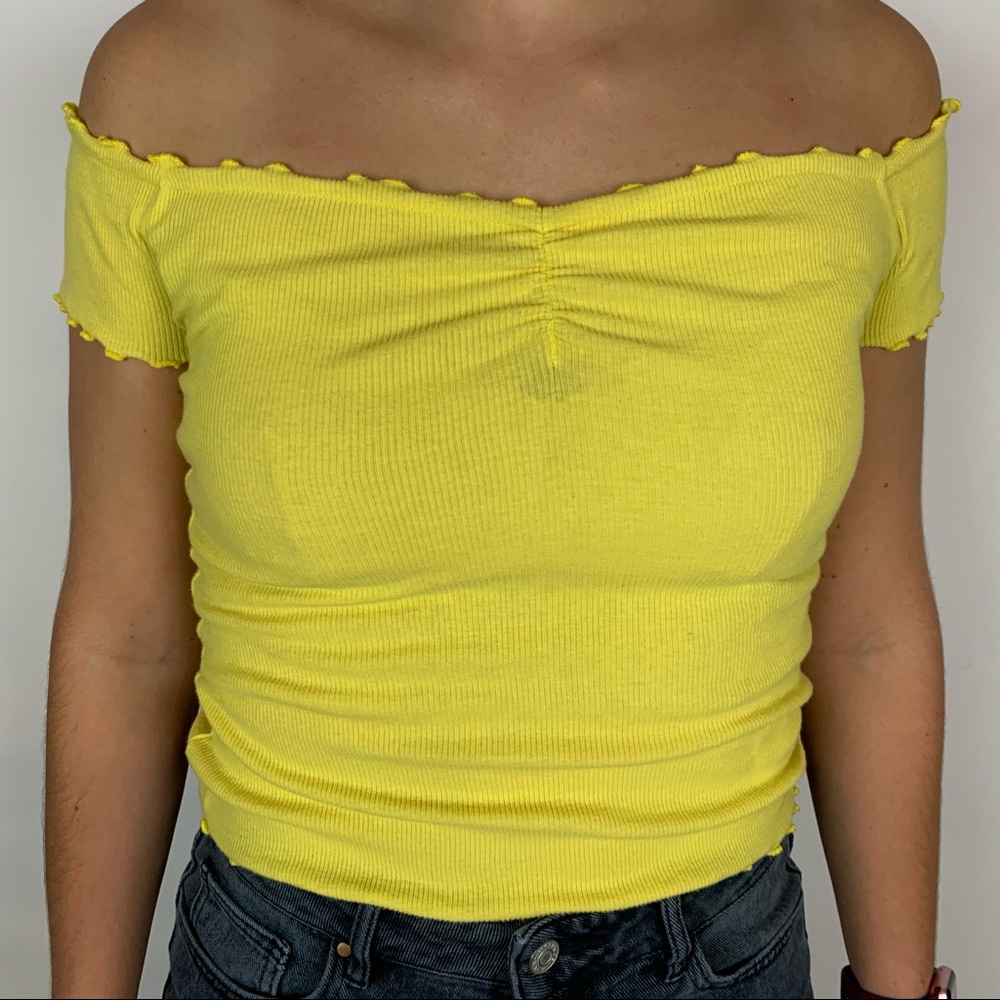 Hollister Off-The-Shoulder Shirt